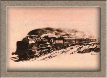 La locomotive 231  F 141  sur le train d'essais du 19 juin 1933