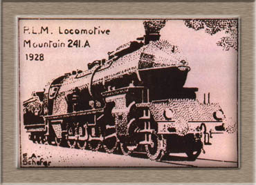 241 A vignette pour la firme de trains-jouets "le Rapide LR" -1928